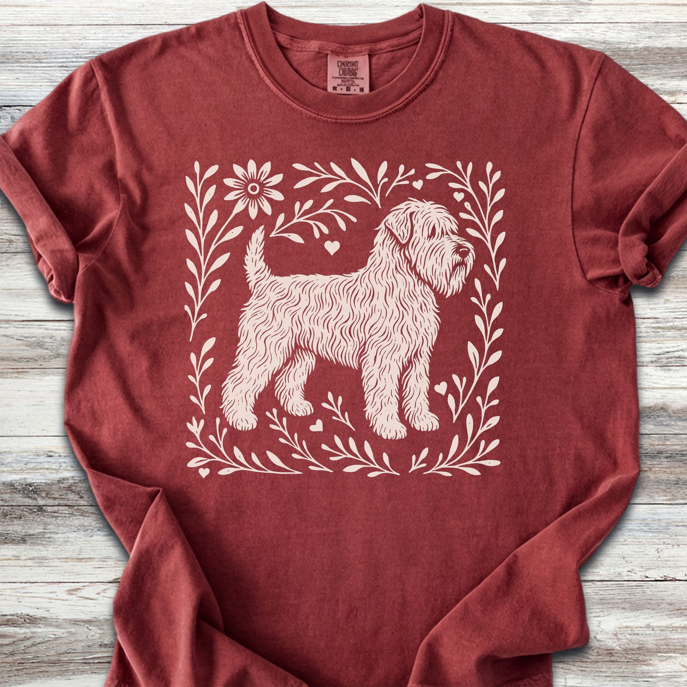 Wheaten Linocut - Brick