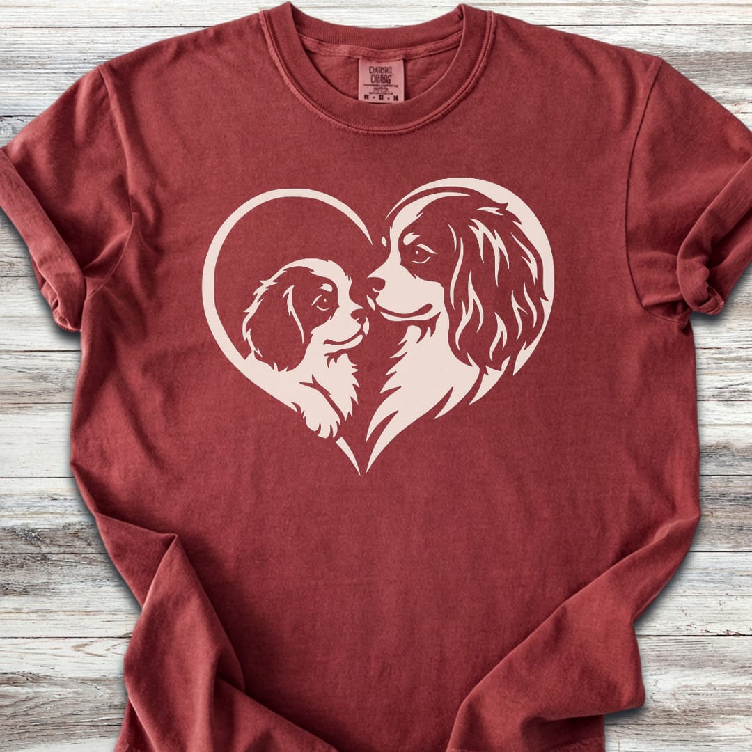 Cavalier King Charles Heart Bond - Brick