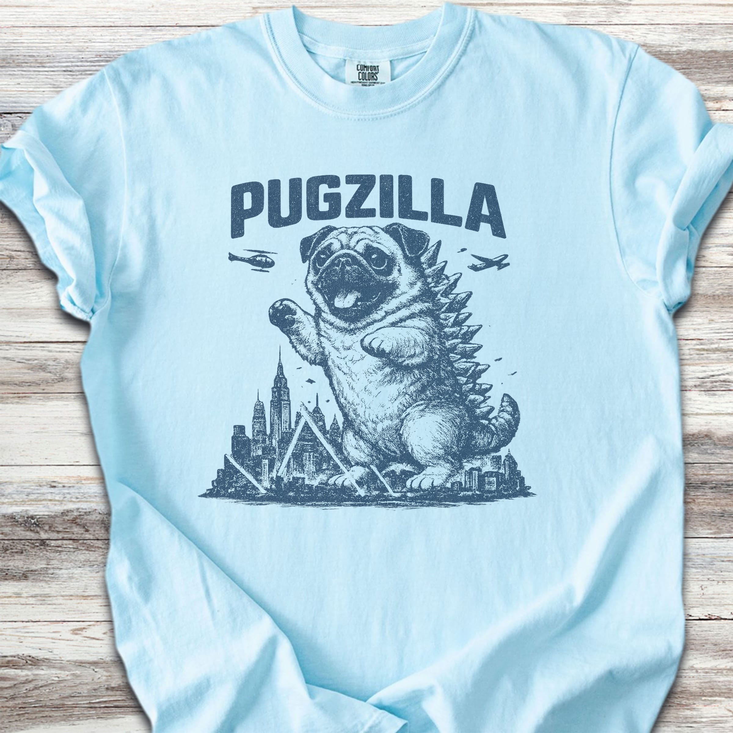 Pug Pugzilla - Chambray