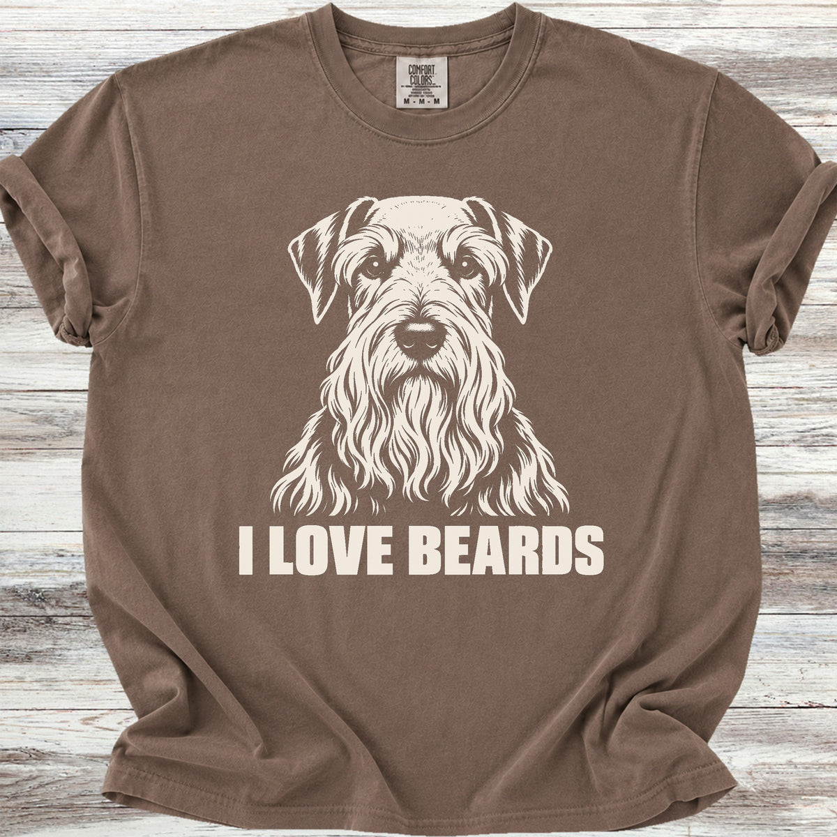 Cesky Terrier I Love Beards - Espresso
