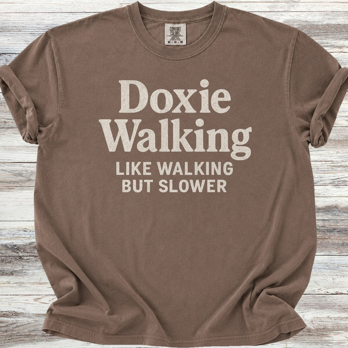 Dachshund Doxie Walking - Espresso