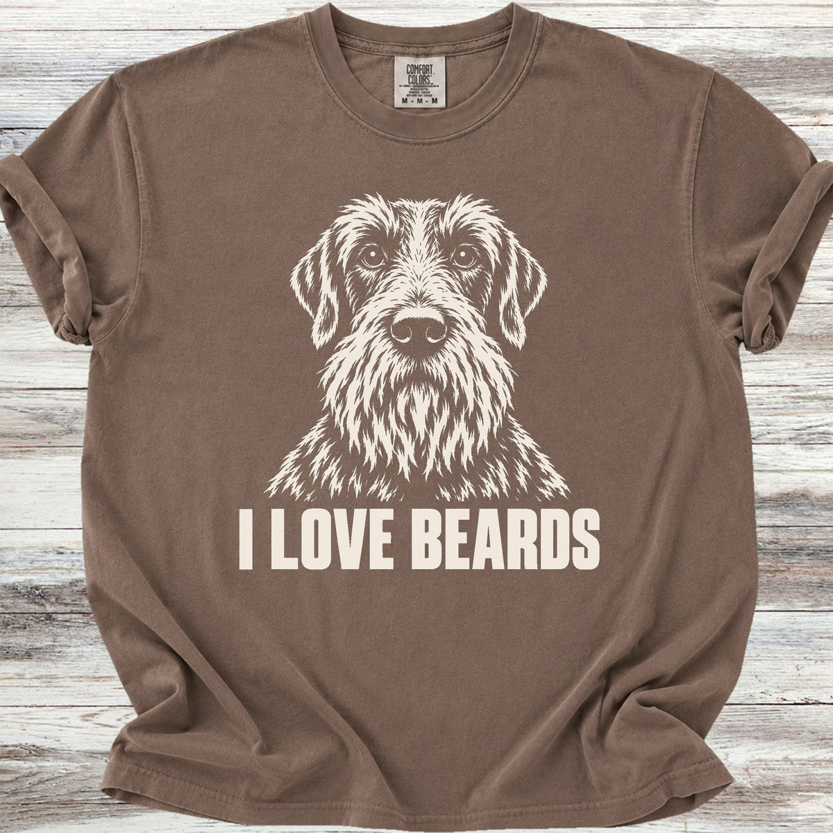 Wirehaired Pointing Griffon I Love Beards - Espresso