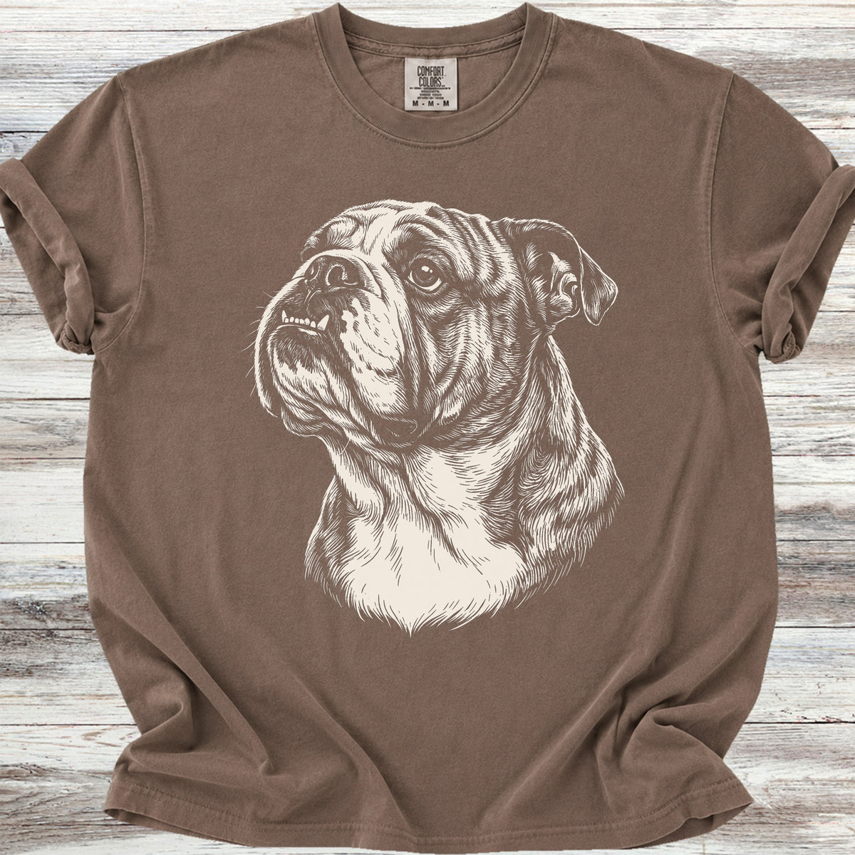 English Bulldog Loyalty - Espresso