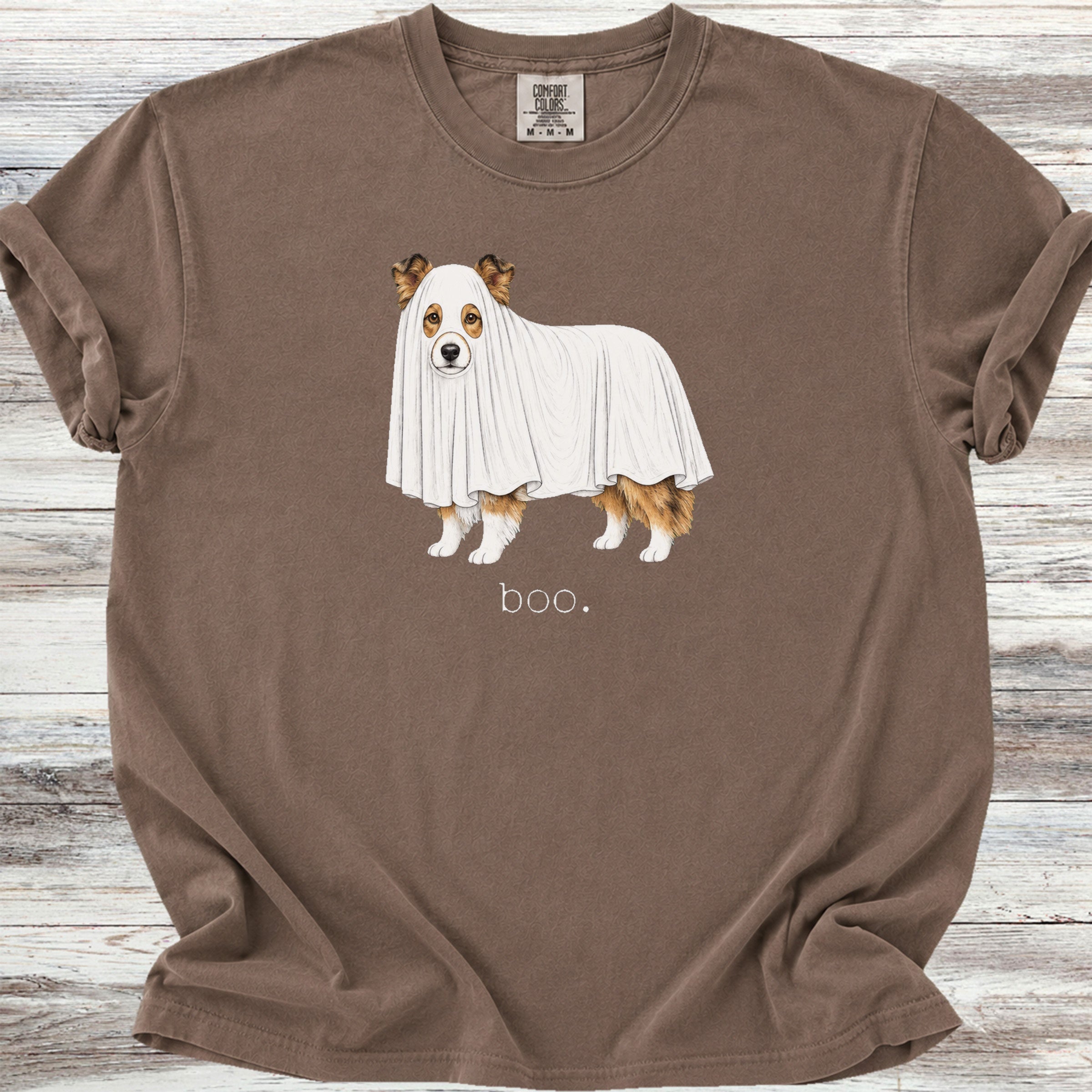 Shetland Sheepdog Boo - Espresso