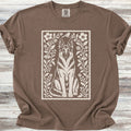 German Shepherd Folk Art Floral - Espresso