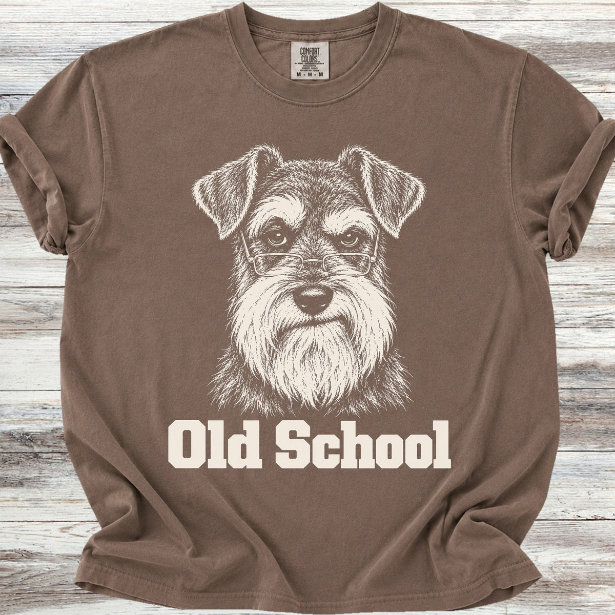 Schnauzer Old School - Espresso