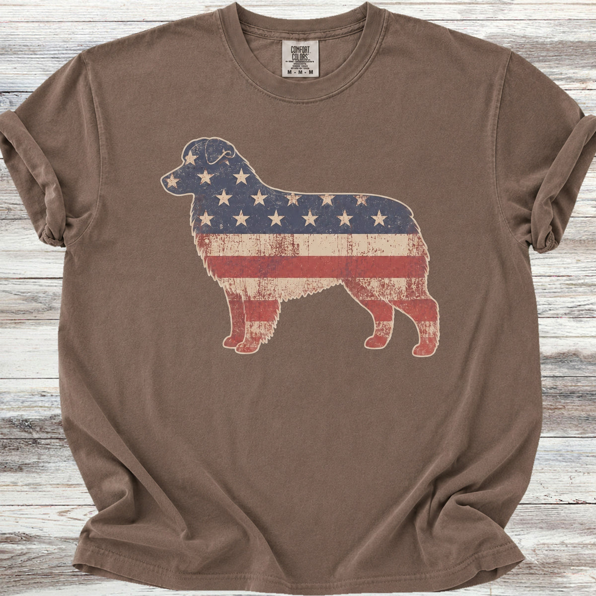 Australian Shepherd Vintage USA - Espresso