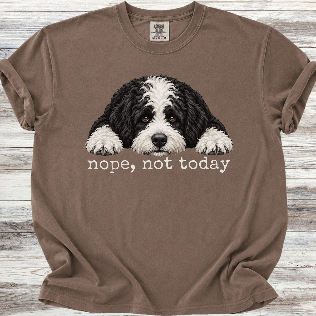 Sheepadoodle Nope - Espresso