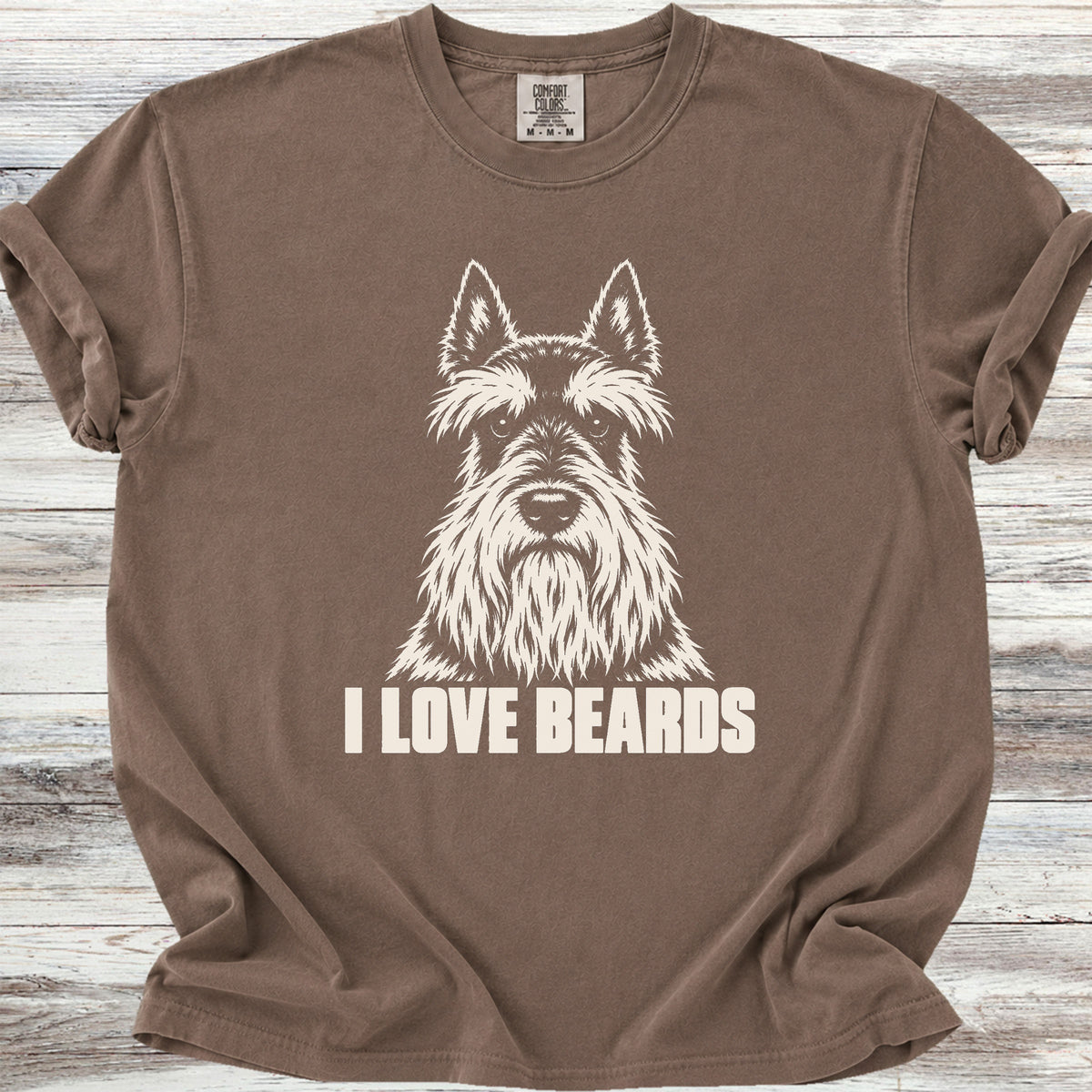 Scottish Terrier I Love Beards - Espresso