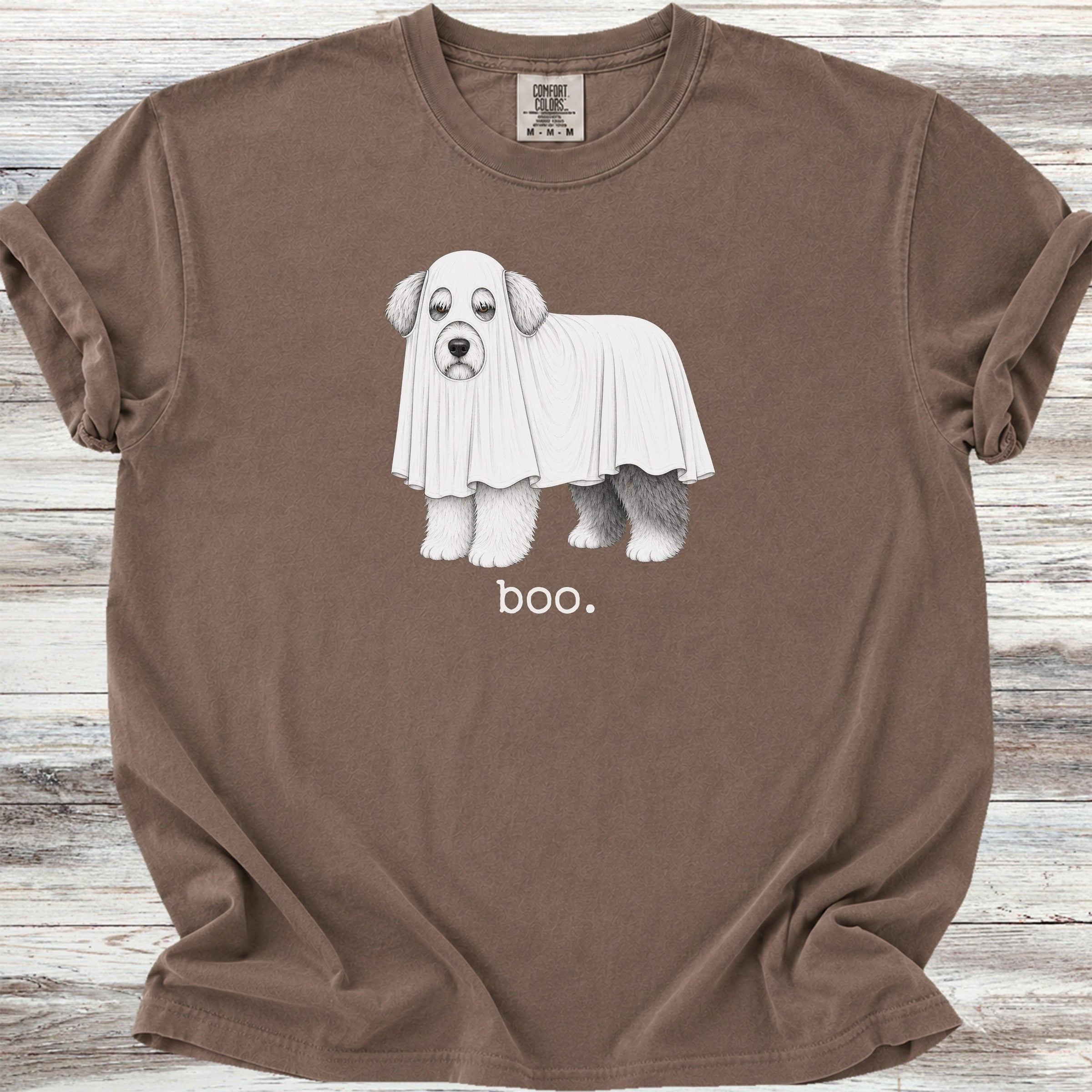 Old English Sheepdog Boo - Espresso