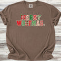 Merry Woofmas Faux Patchwork - Espresso