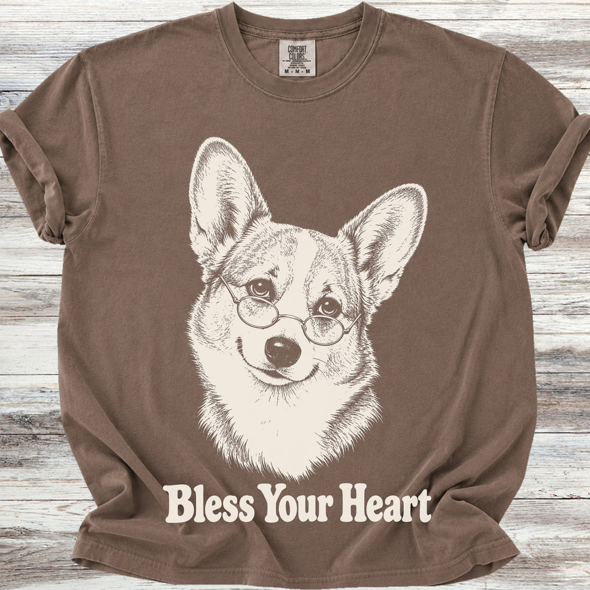 Corgi Bless Your Heart - Espresso