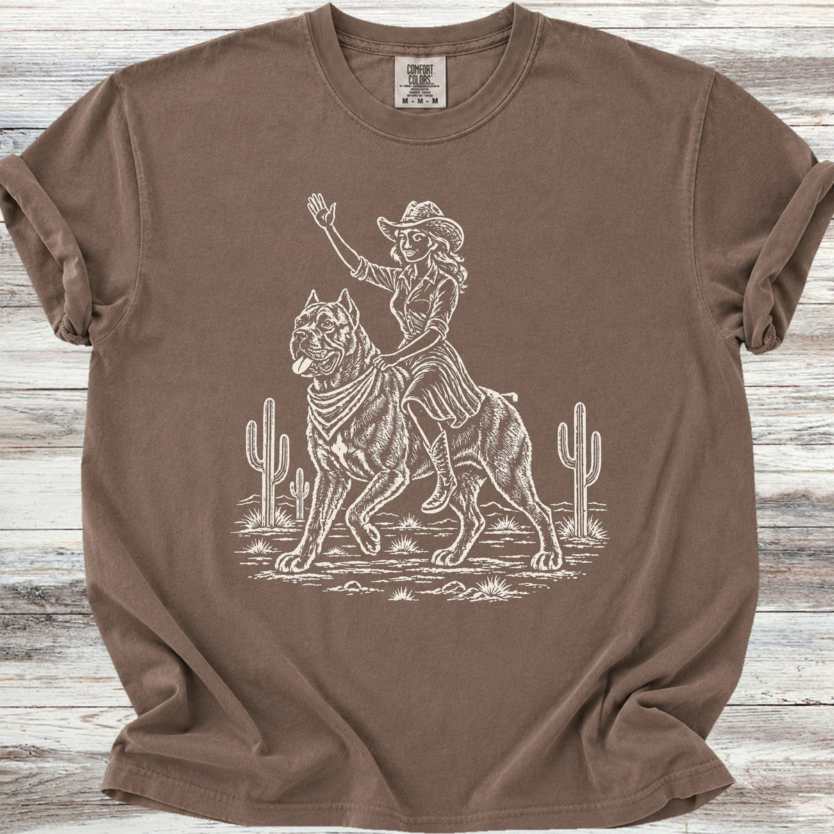 Cane Corso Cowgirl - Espresso