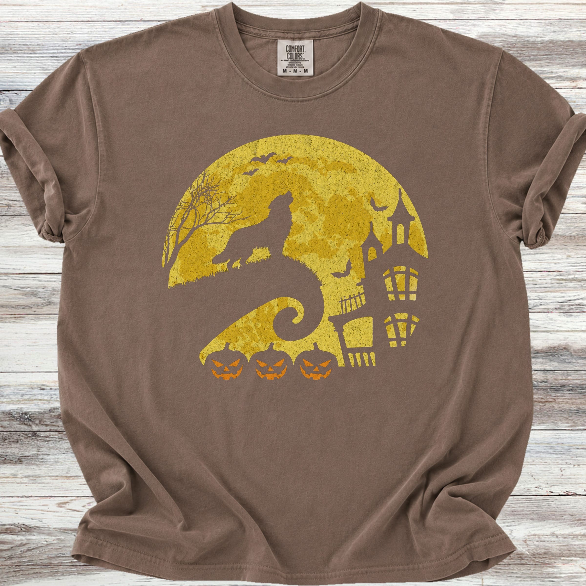 Australian Mountain Dog Halloween Moon - Espresso