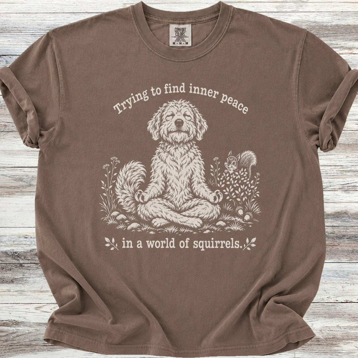 Goldendoodle Inner Peace - Espresso