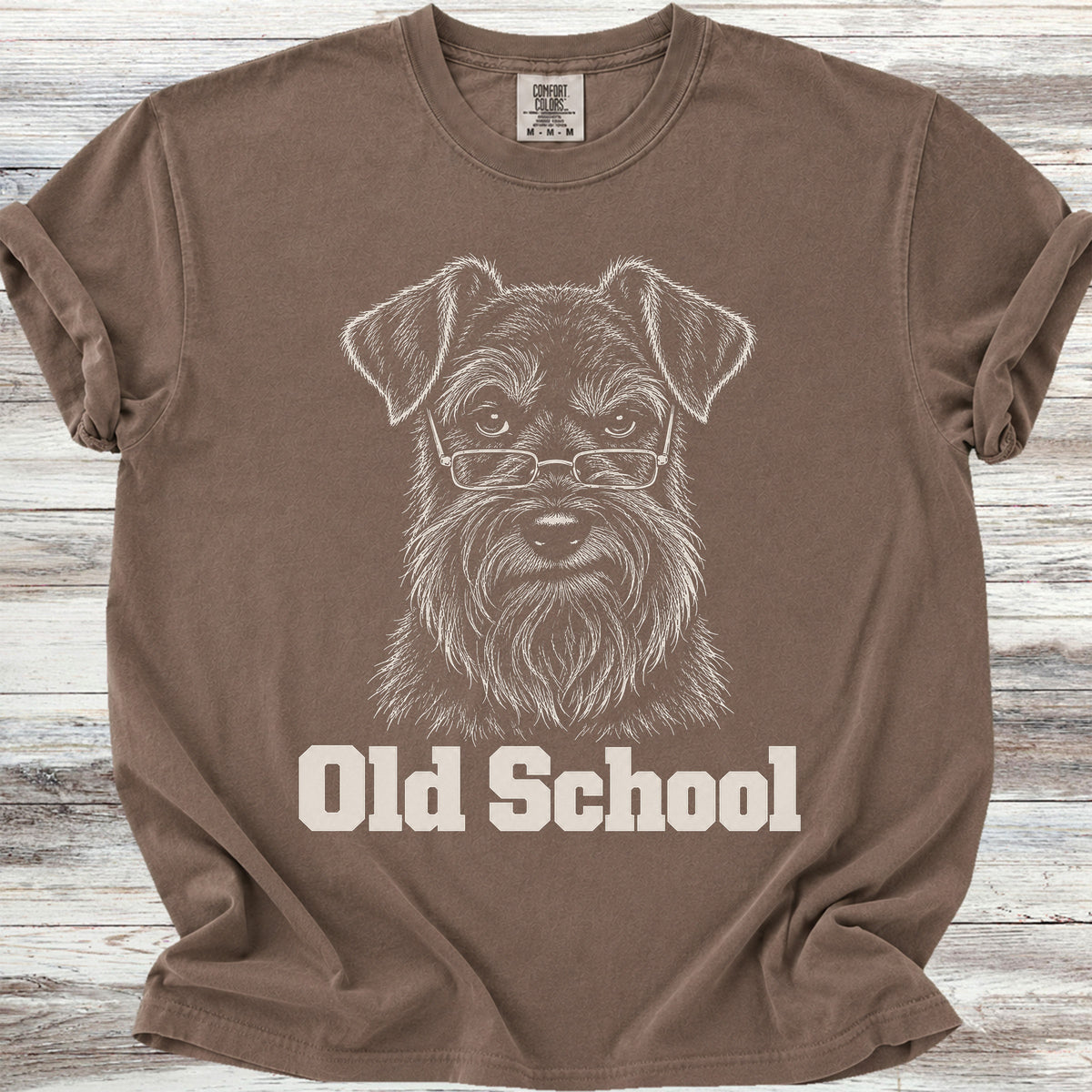 Schnauzer Dark Old School - Espresso