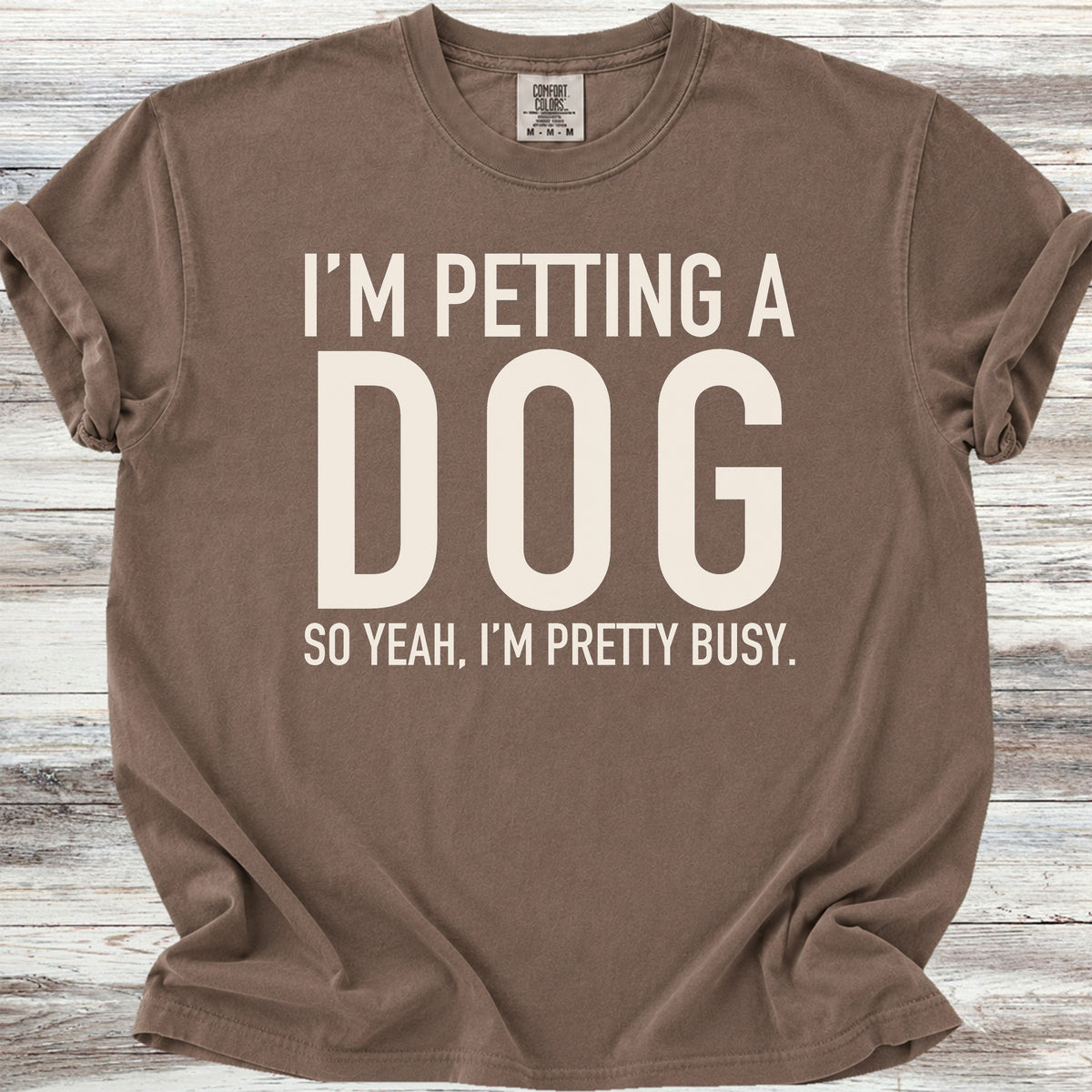 I'm Petting a Dog - Espresso