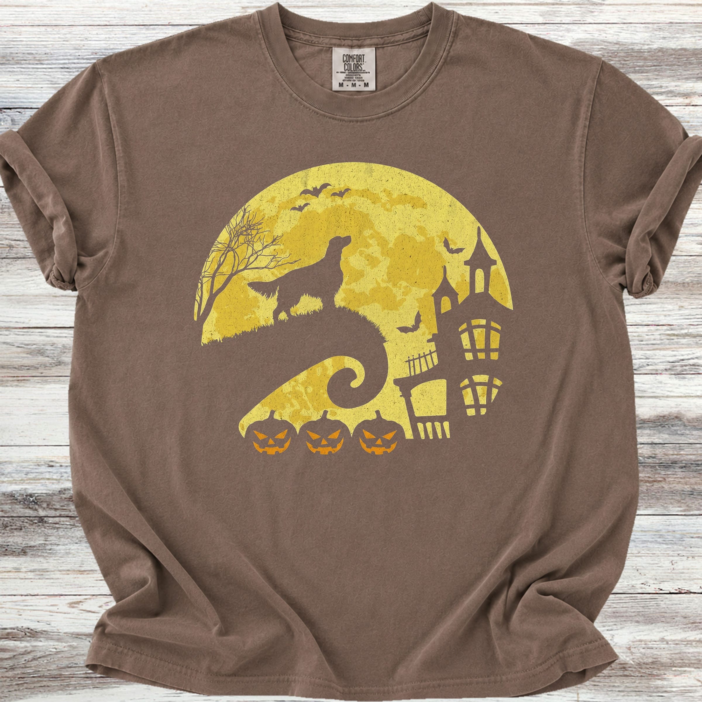 Irish Setter Halloween Moon - Espresso