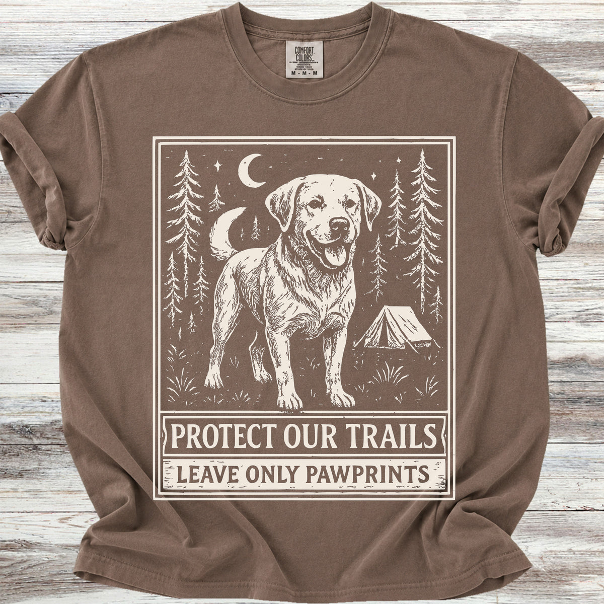 Labrador Retriever Protect Trails - Espresso