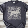 Labrador Retriever Yellow Linocut - Graphite