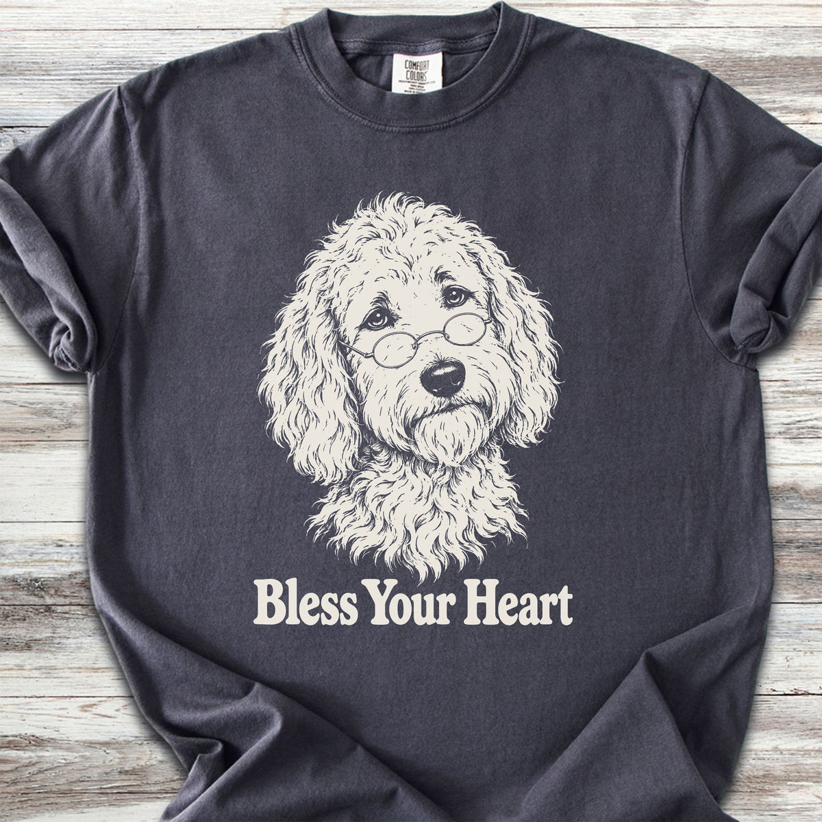 Goldendoodle Bless Your Heart - Graphite