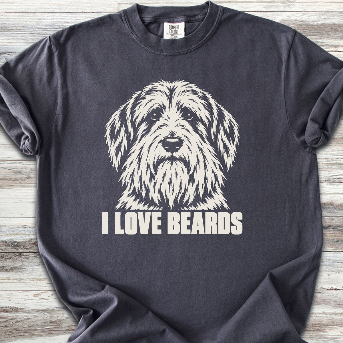 Bearded Collie I Love Beards - Graphite