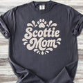 Scottish Terrier Groovy Mom - Graphite