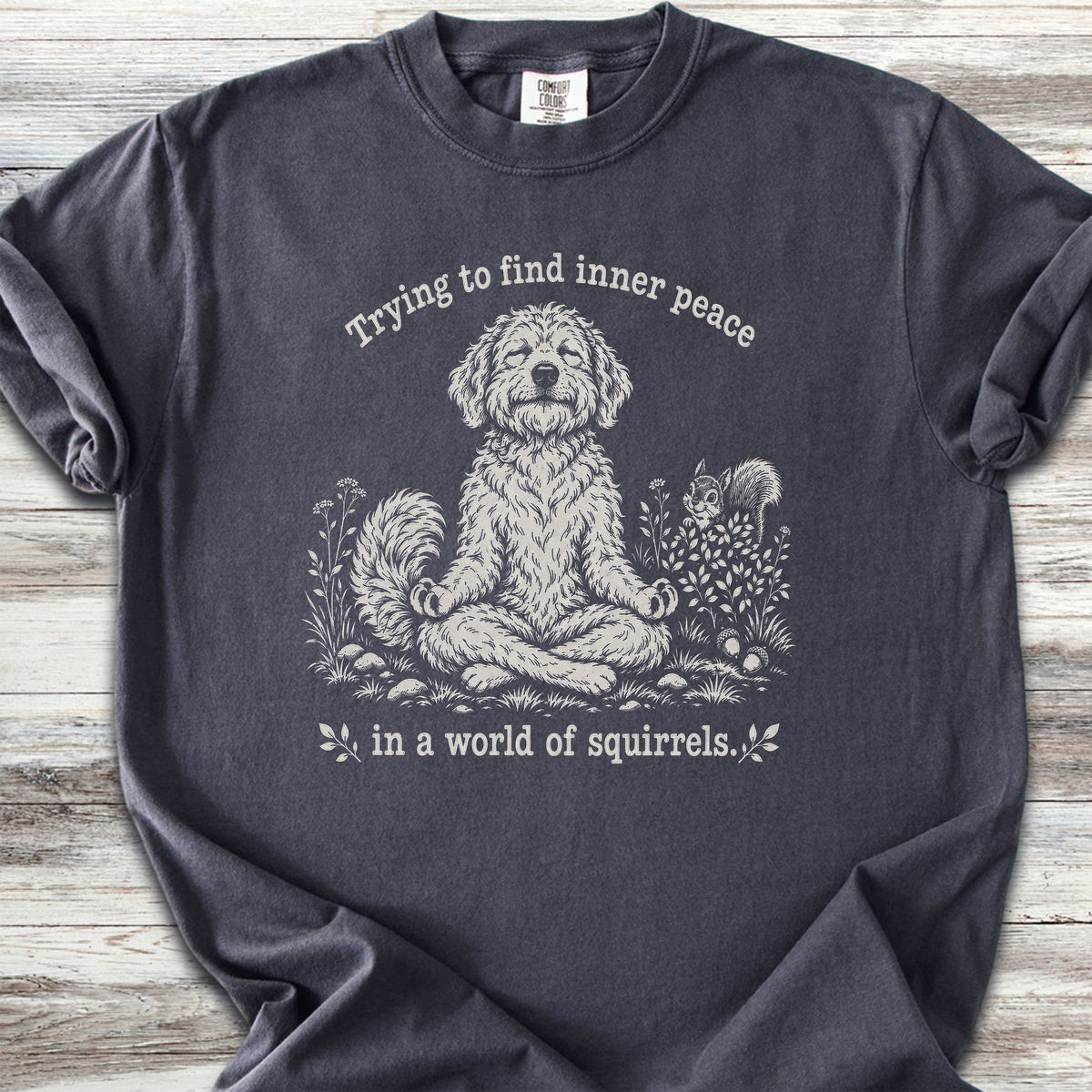 Goldendoodle Inner Peace - Graphite