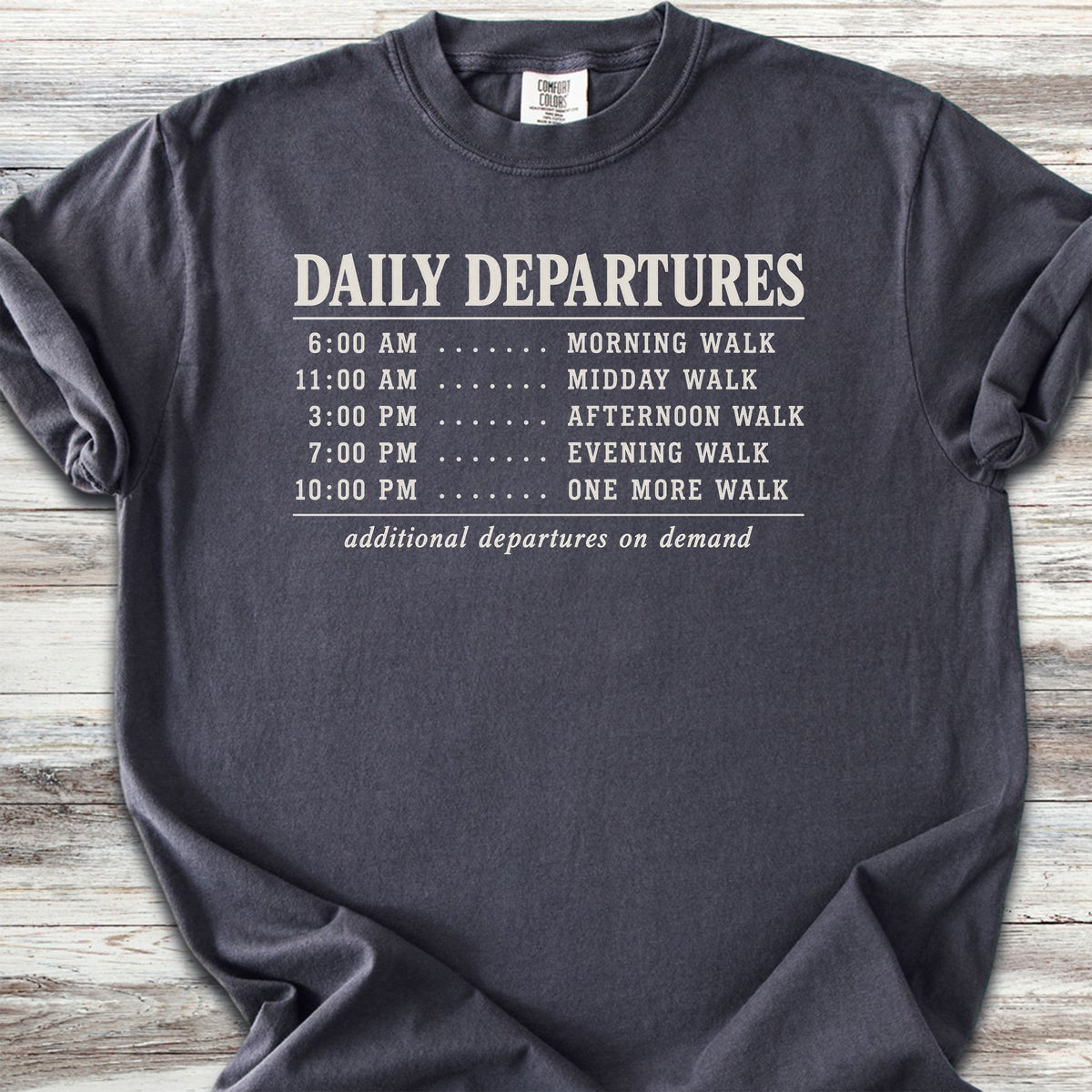 Daily Departures - Graphite