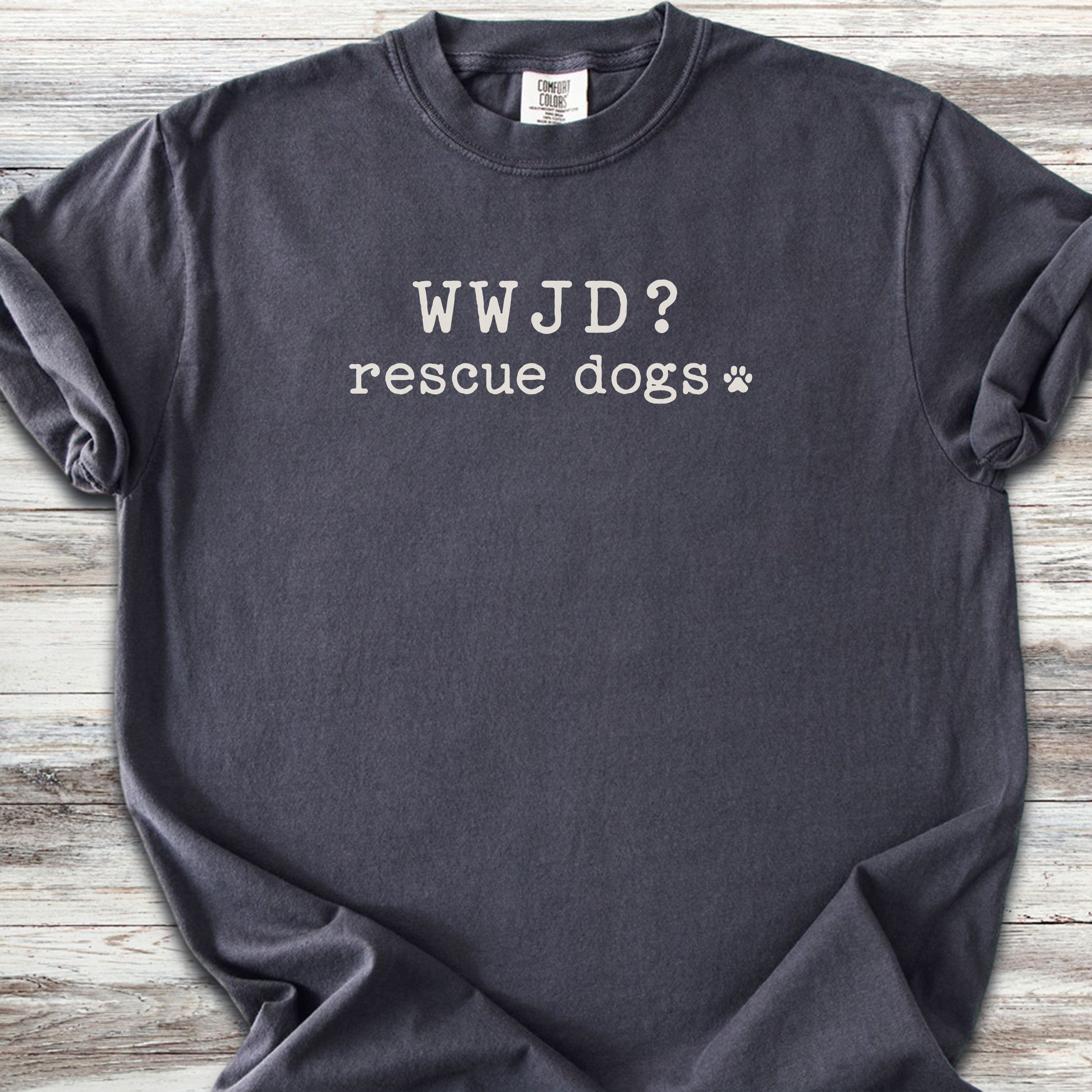 WWJD Rescue Dogs - Graphite