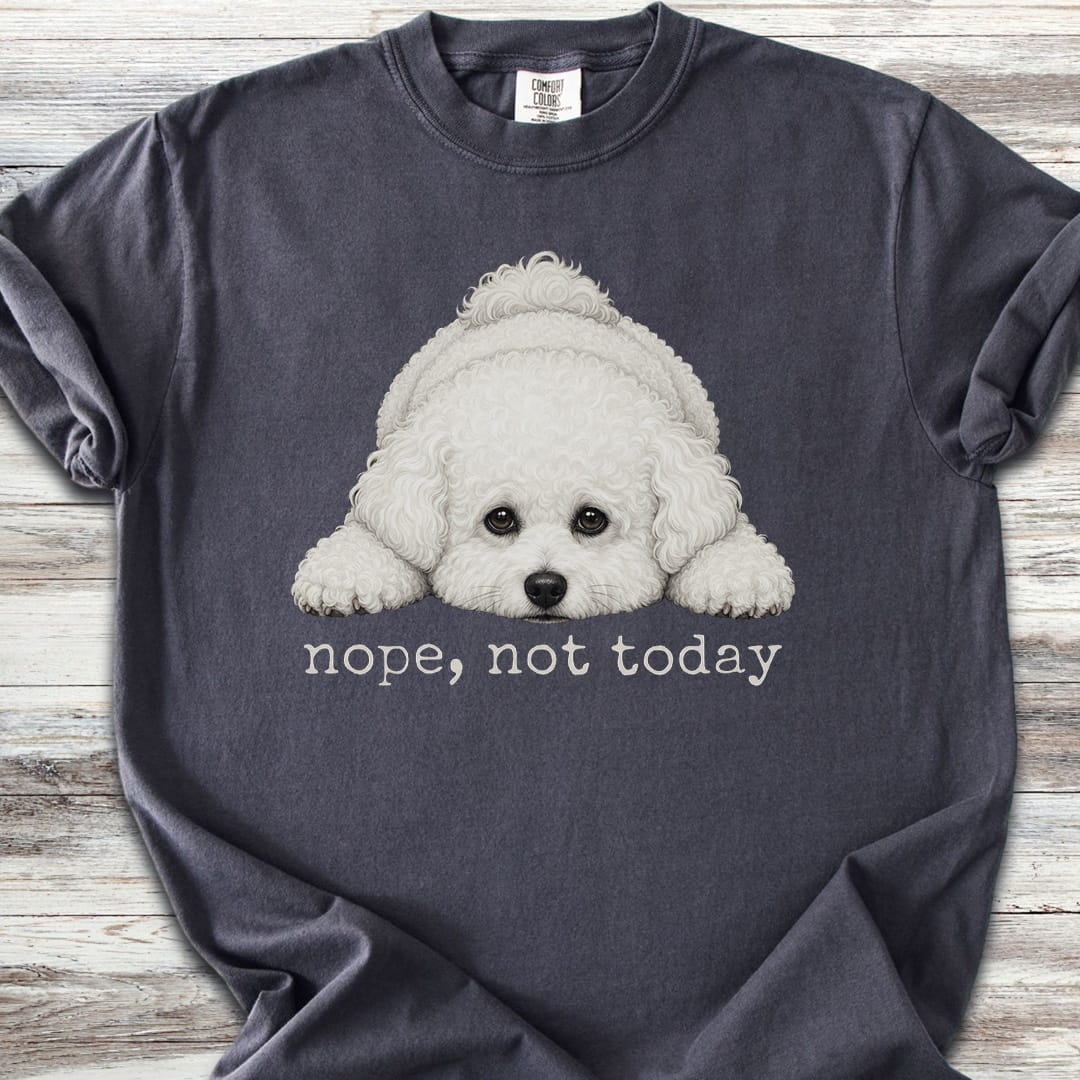 Bichon Frise Nope - Graphite