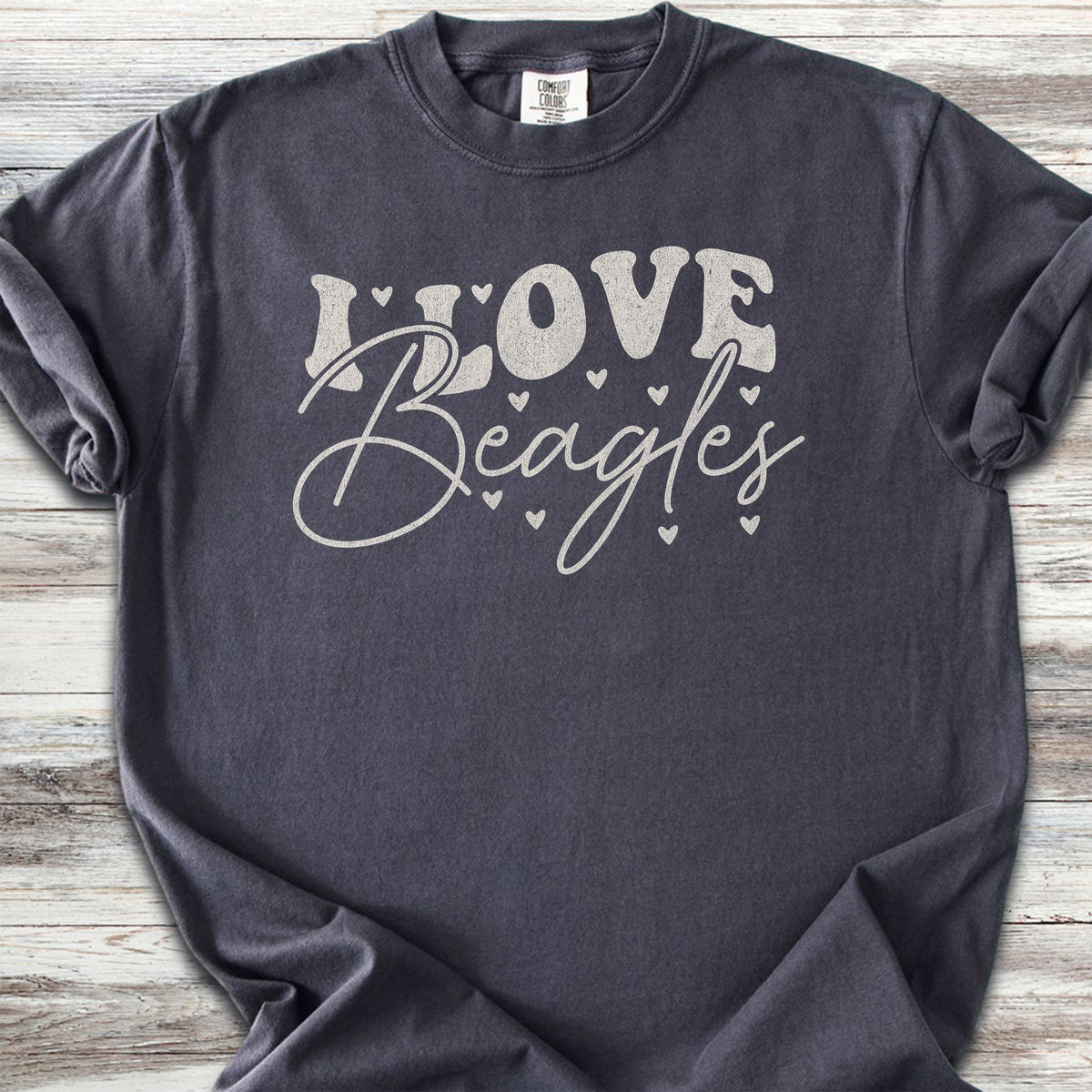 Beagle I Love Beagles - Graphite
