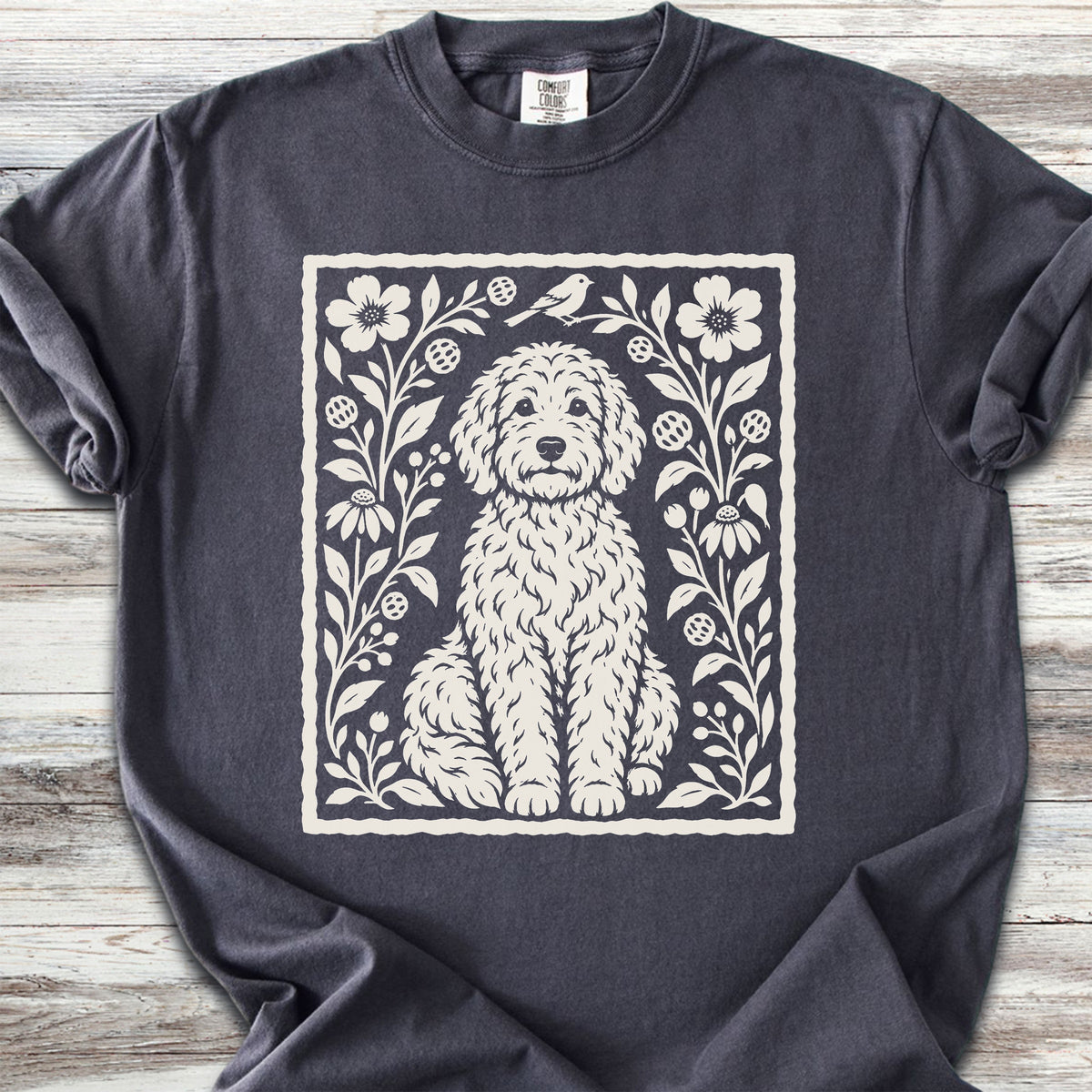 Doodle Folk Art Floral - Graphite
