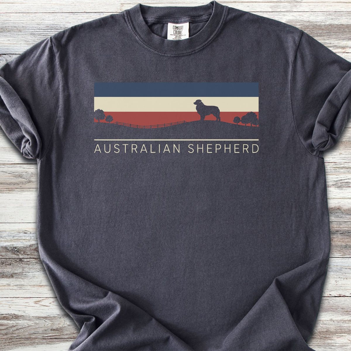 Australian Shepherd USA Sunset - Graphite