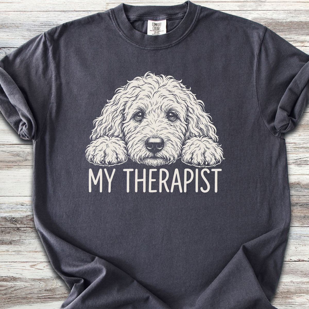 Goldendoodle Therapist - Graphite