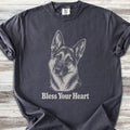 German Shepherd Bless Your Heart - Graphite