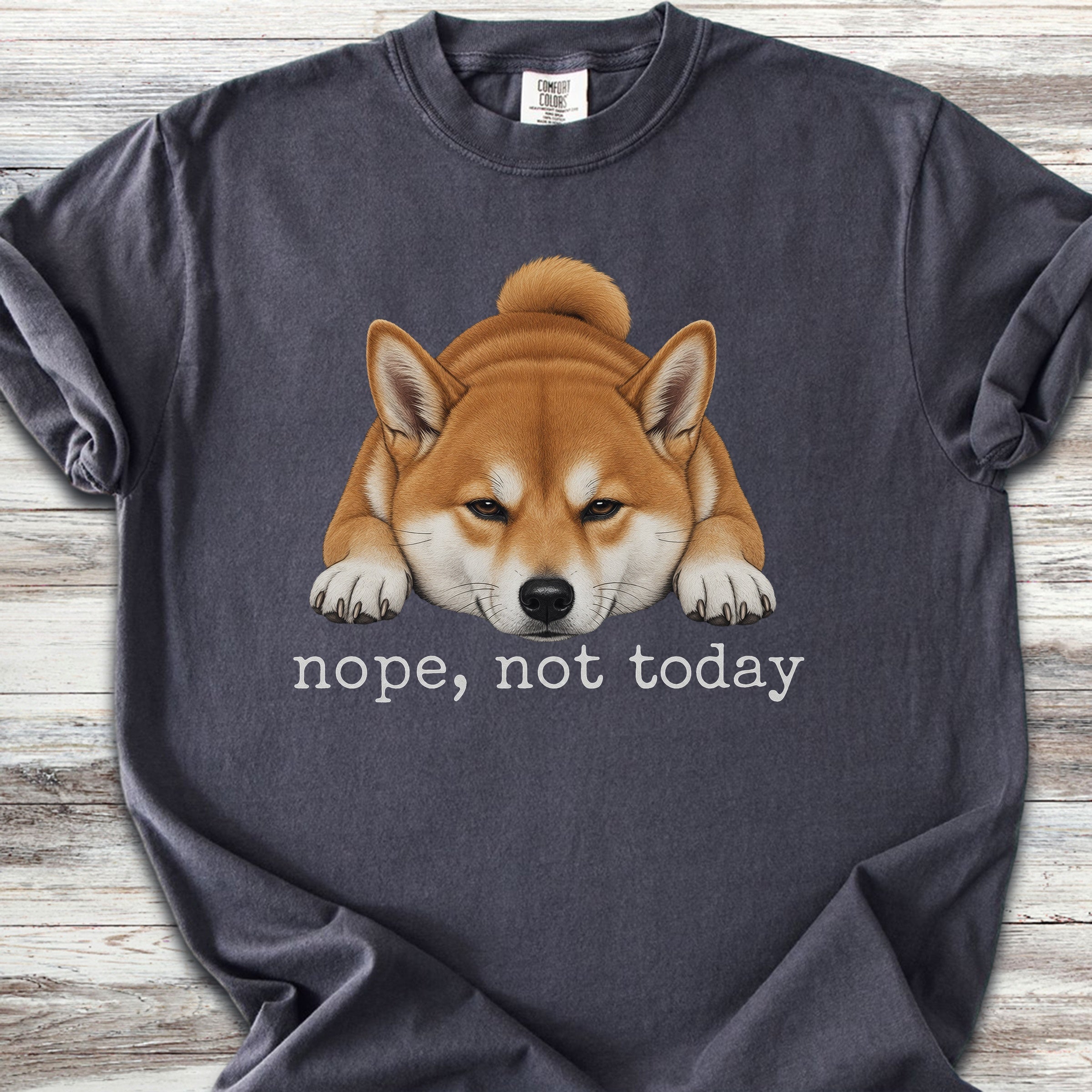 Shiba Inu Nope - Graphite