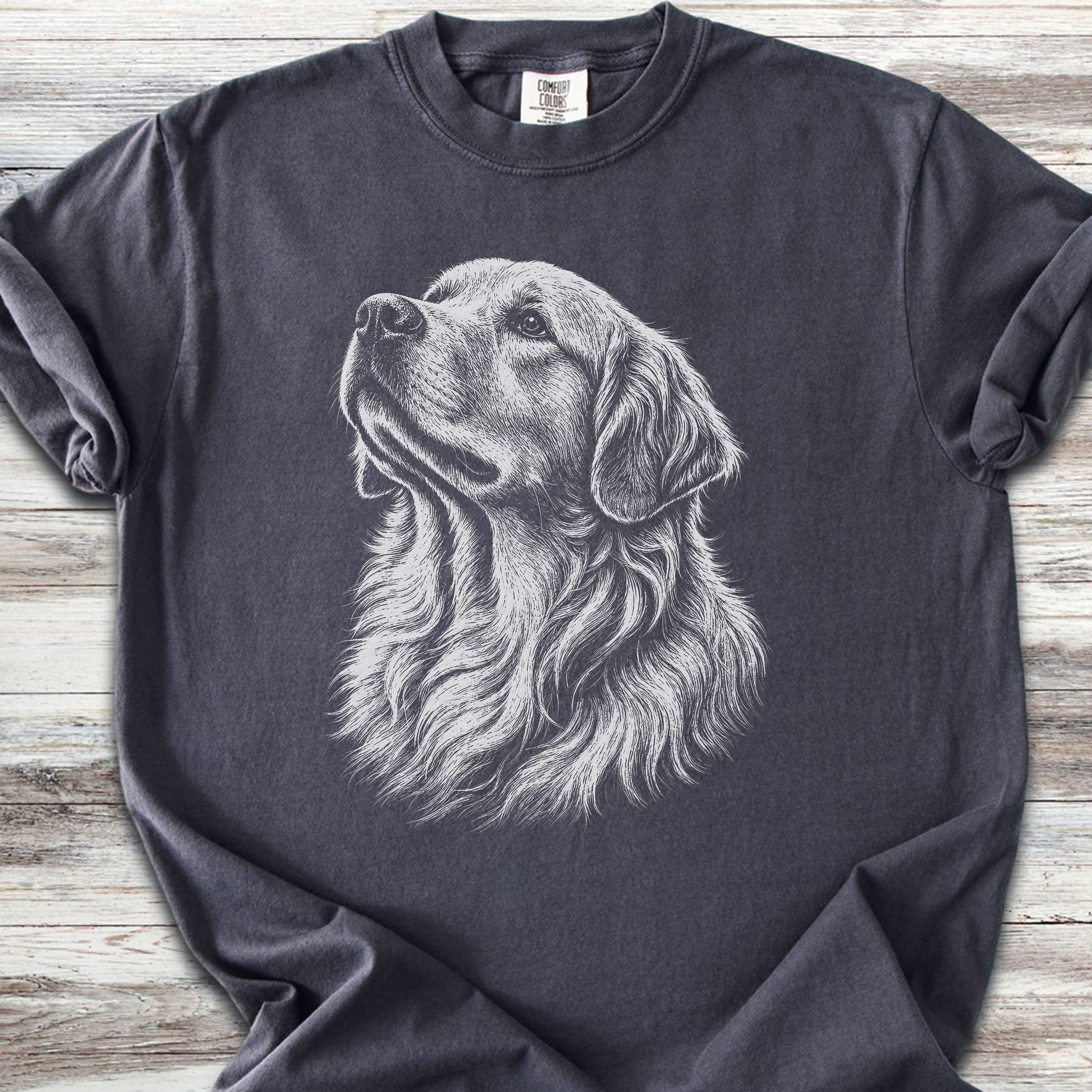 Golden Retriever Loyalty - Graphite