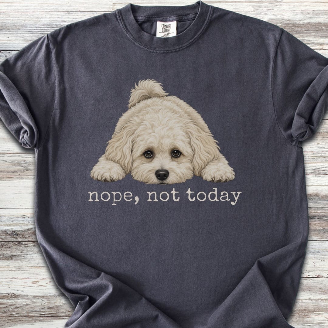Maltipoo Nope - Graphite