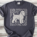 Wheaten Linocut - Graphite