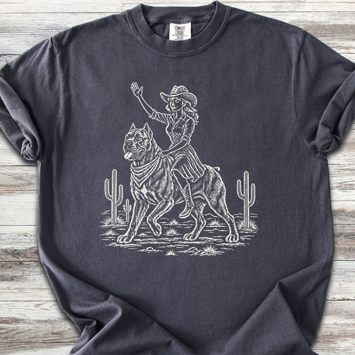 Cane Corso Cowgirl - Graphite