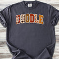 Doodle Fall Faux Patchwork - Graphite