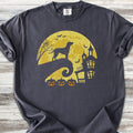 Coonhound Halloween Moon - Graphite
