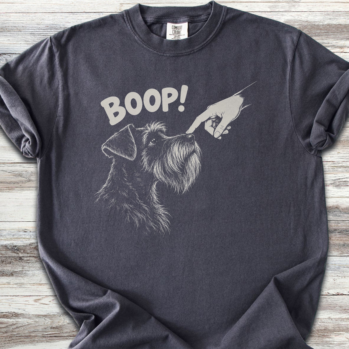 Schnauzer Dark BOOP! - Graphite