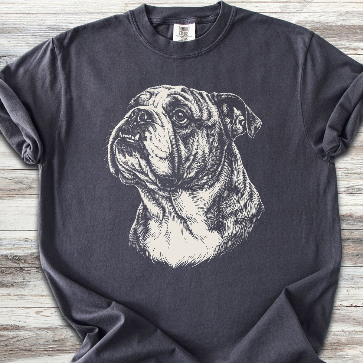 English Bulldog Loyalty - Graphite