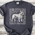 French Bulldog Linocut - Graphite