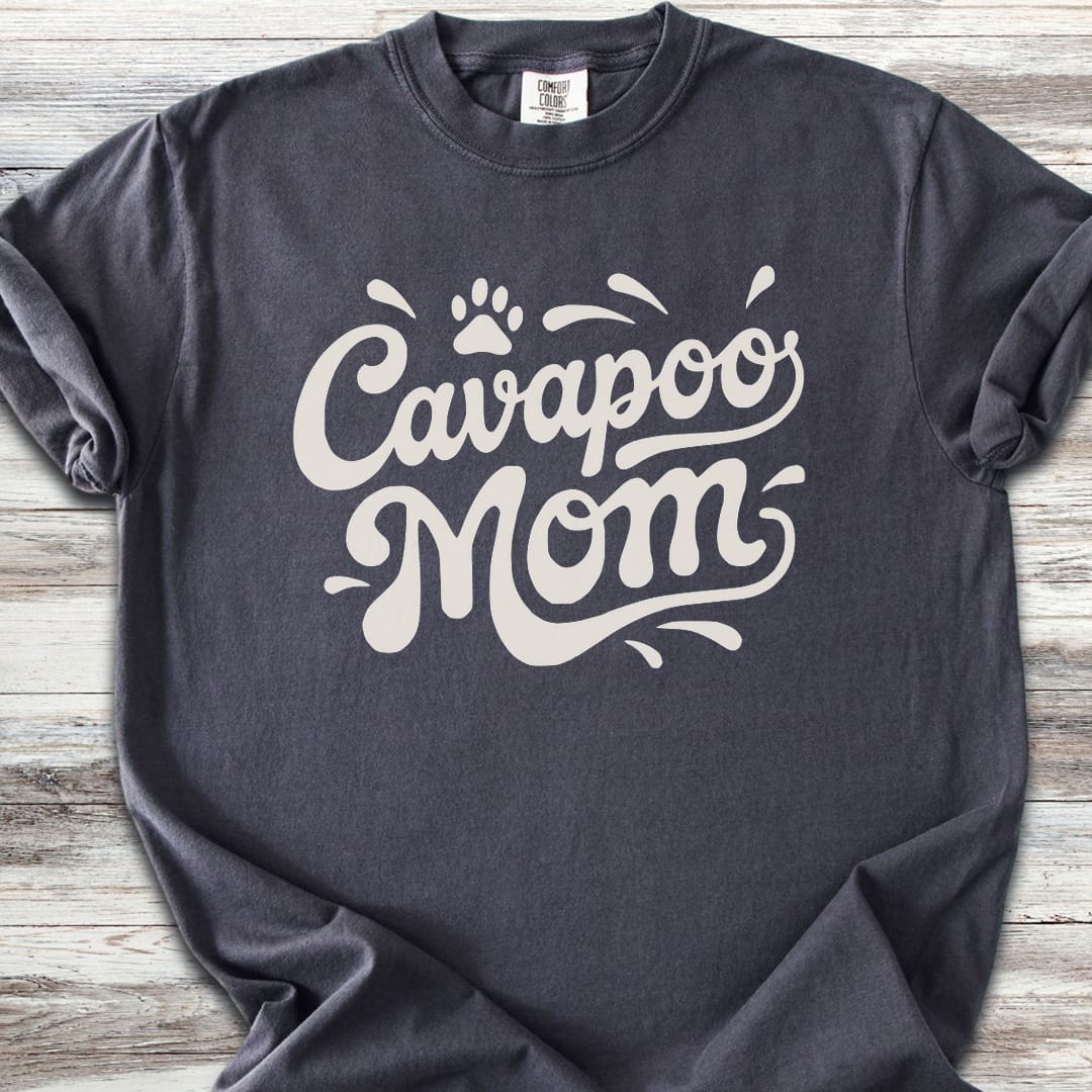 Cavapoo Groovy Mom - Graphite