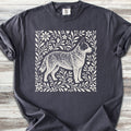 Australian Cattle Dog Linocut - Graphite
