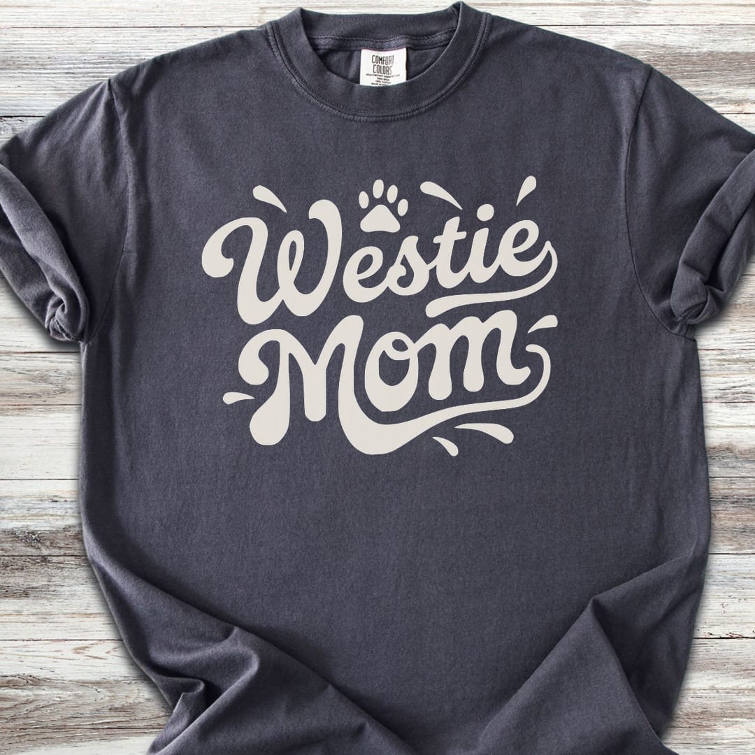 West Highland Groovy Mom - Graphite