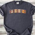 Dachshund Fall Faux Patchwork - Graphite